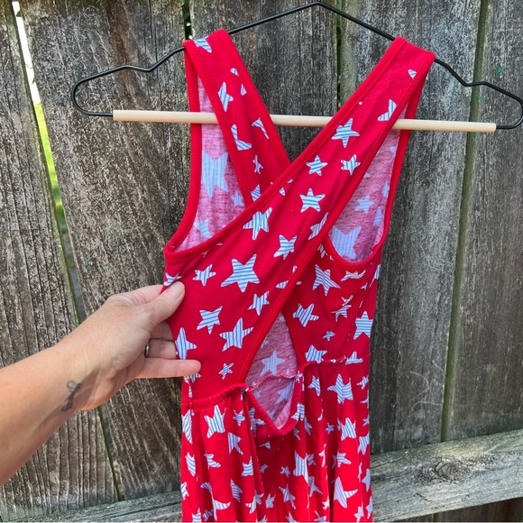 Girls Patriotic Dress Cross Back Old Navy - Picture 3 of 5